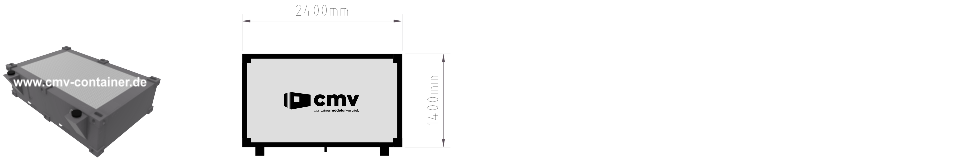 Abwassertank Typ 2,4 cbm