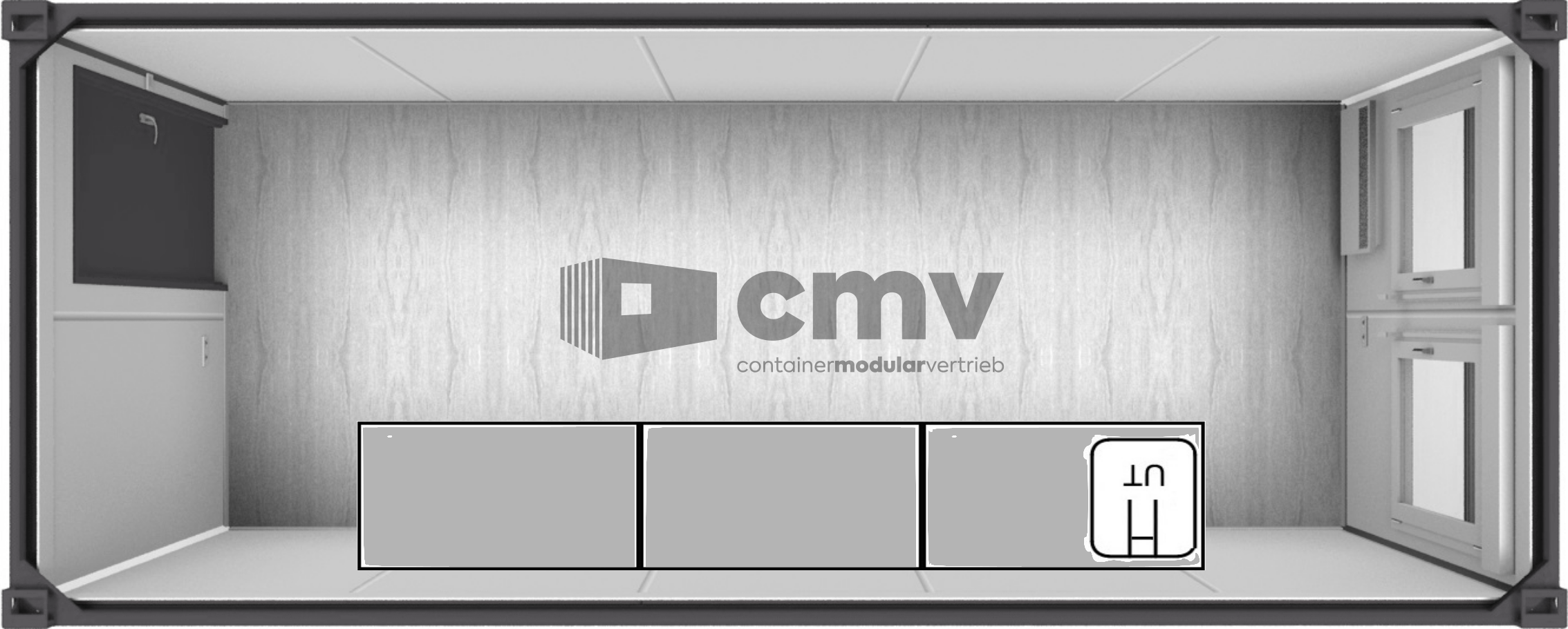 Containermodul 20ft mit Küche