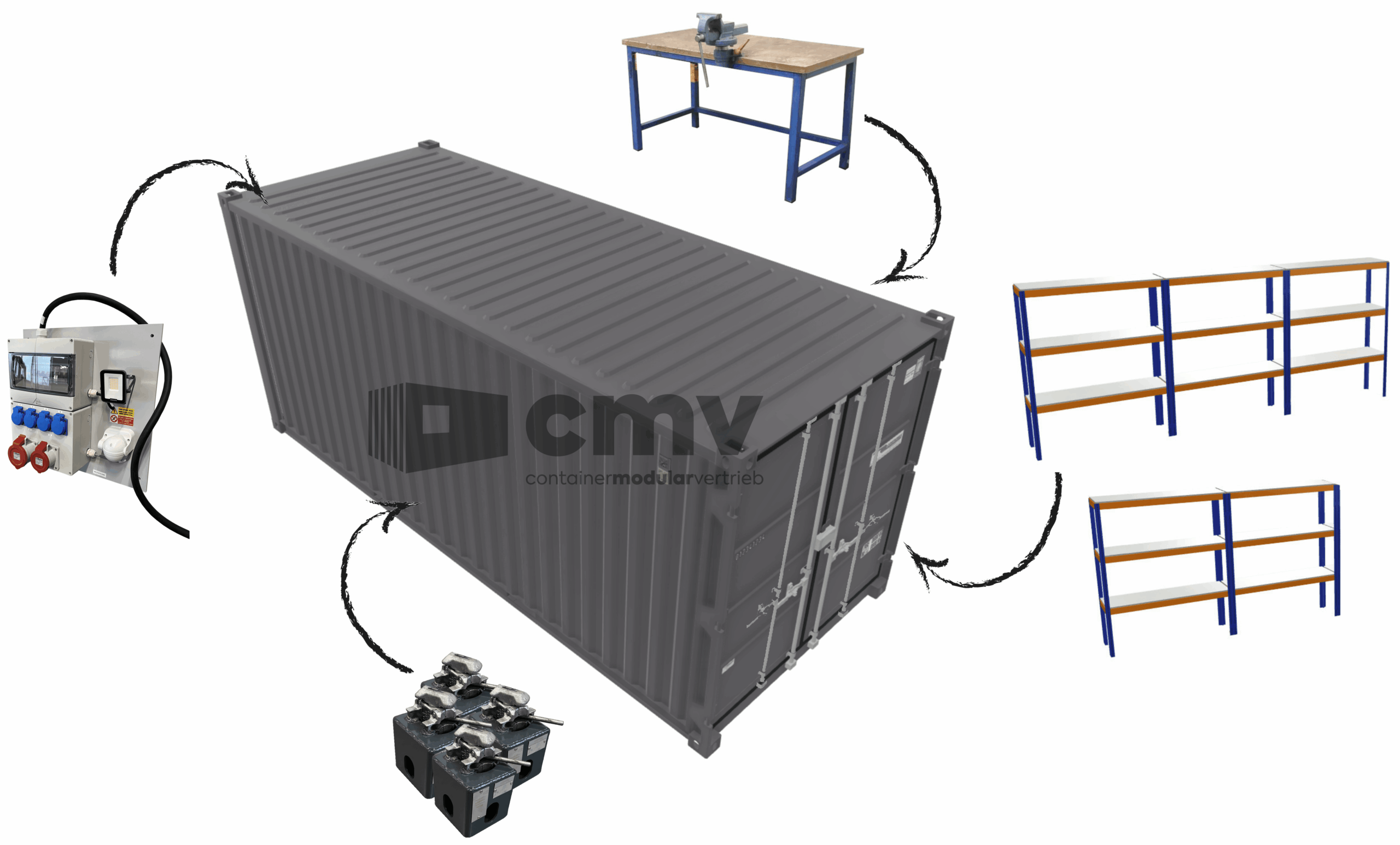 Lager- und Seecontainer